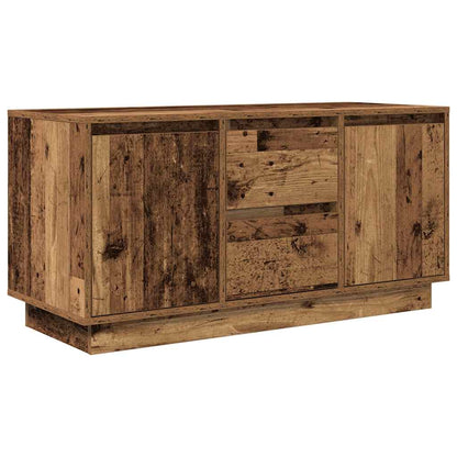 Mobile Porta TV con Luci LED Legno Antico 100x41x50 cm - homemem39