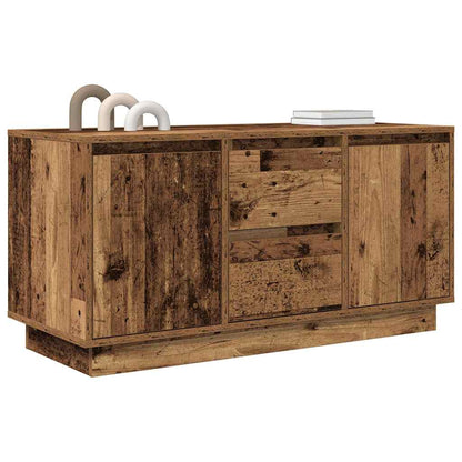 Mobile Porta TV con Luci LED Legno Antico 100x41x50 cm - homemem39