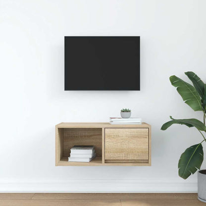 Mobile Porta TV Rovere Sonoma 60x31x25,5 cm Legno Multistrato - homemem39