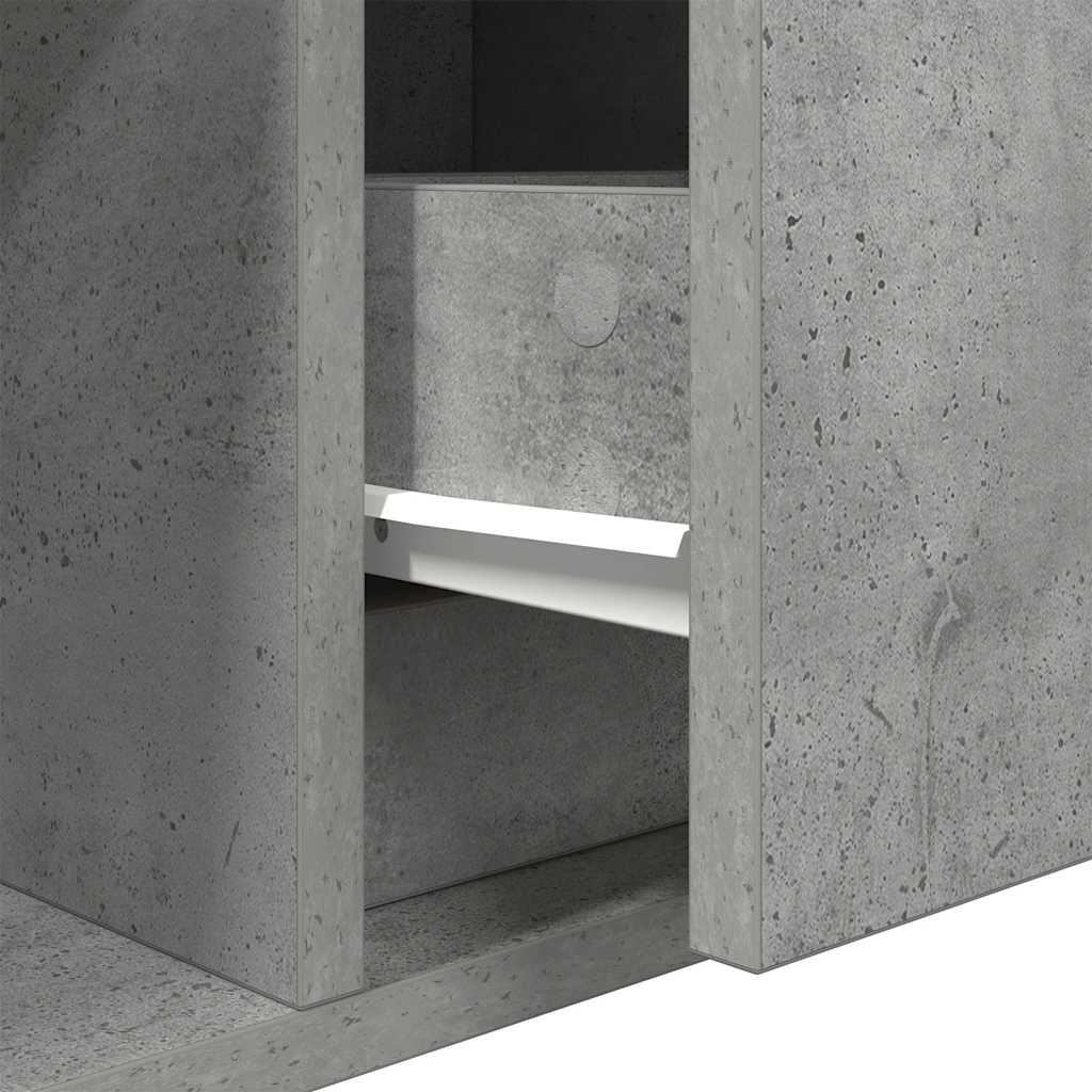 Mobile per TV Grigio Cemento 60x31x25,5 cm Legno Multistrato