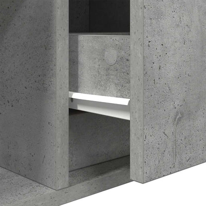 Mobile per TV Grigio Cemento 60x31x25,5 cm Legno Multistrato