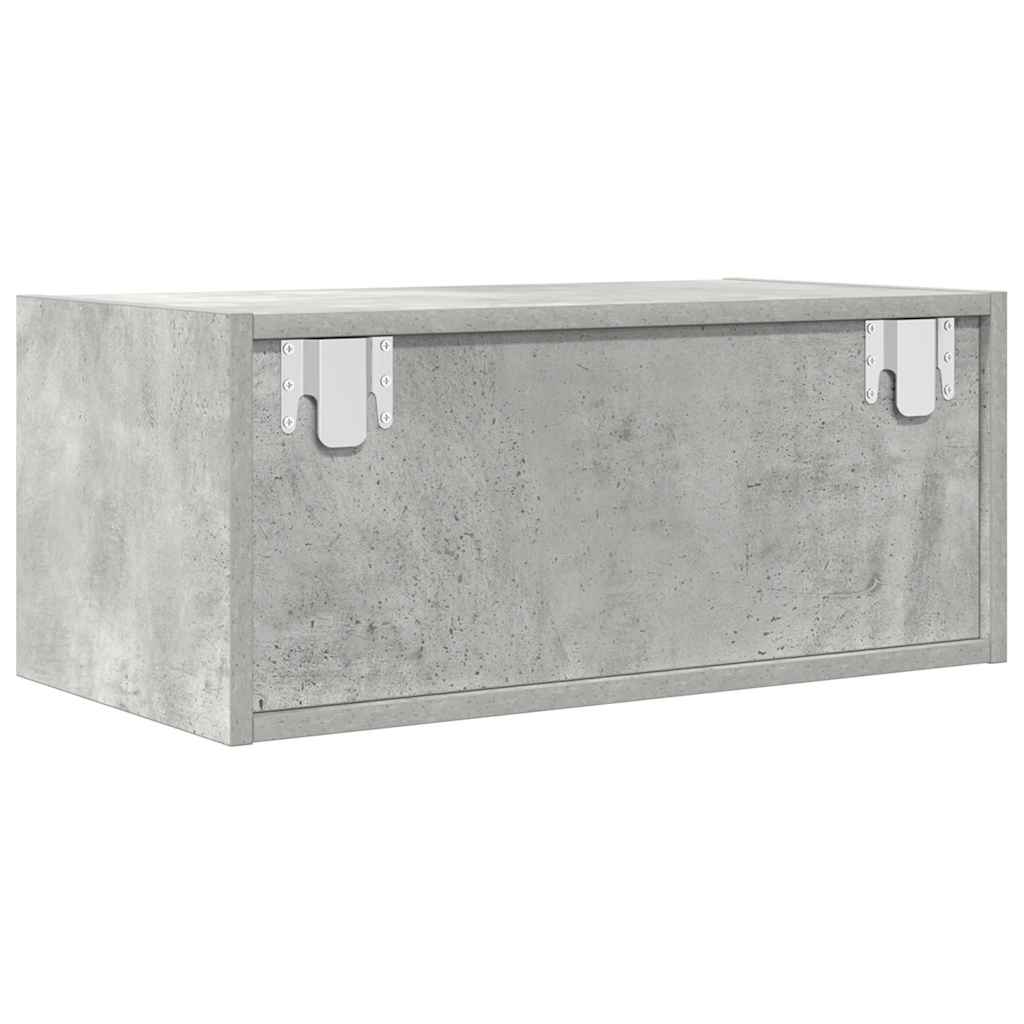 Mobili TV 2 pz Grigio Cemento 60x31x25,5cm in Legno Multistrato - homemem39