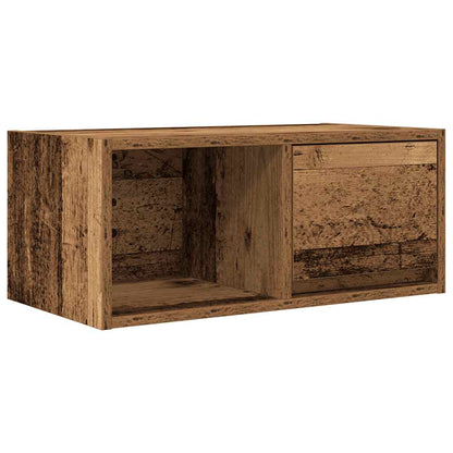 Mobile Porta TV Legno Antico 60x31x25,5 cm Legno Multistrato - homemem39