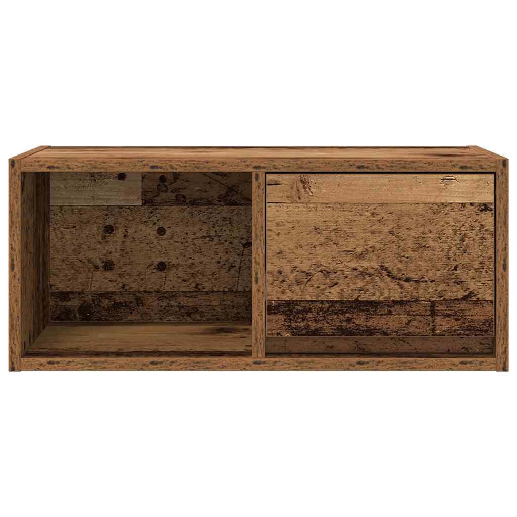 Mobile Porta TV Legno Antico 60x31x25,5 cm Legno Multistrato - homemem39