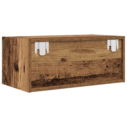 Mobile Porta TV Legno Antico 60x31x25,5 cm Legno Multistrato - homemem39