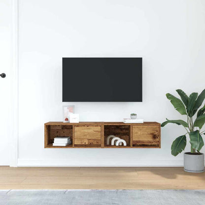 Mobili Porta TV 2 pz Legno Antico 60x31x25,5 cm in Truciolato - homemem39