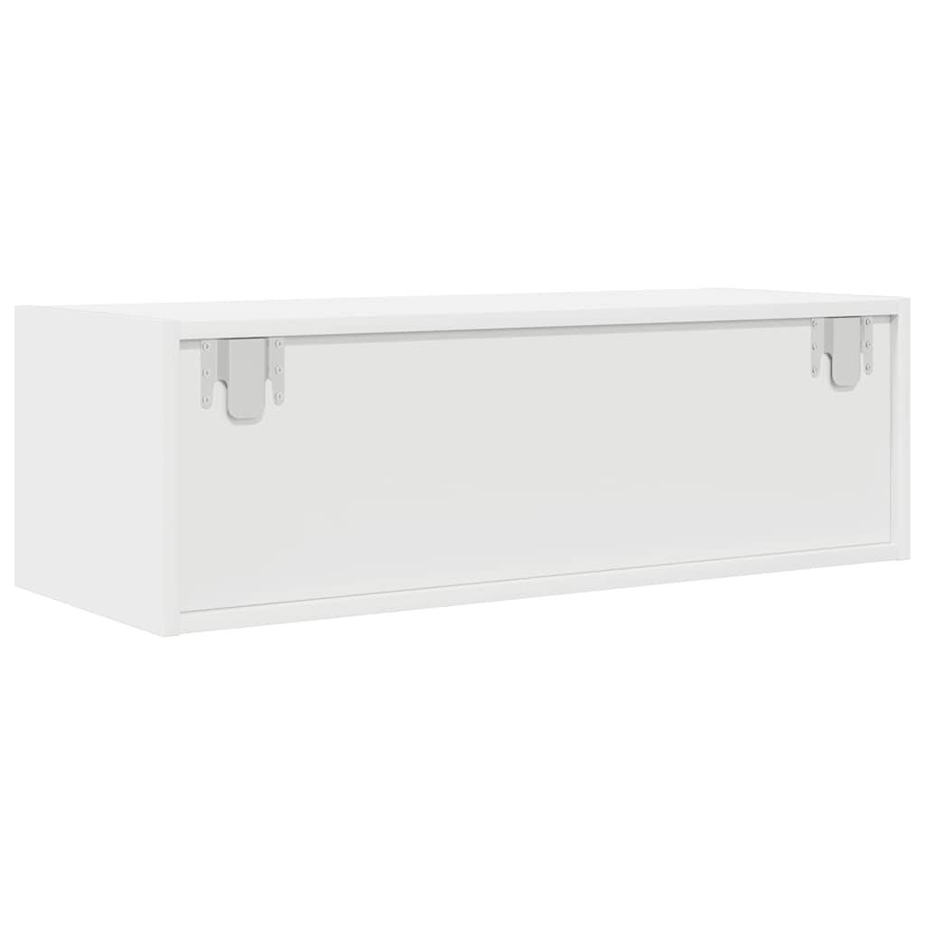 Mobile Porta TV Bianco 80x31x25,5 cm in Legno Multistrato - homemem39