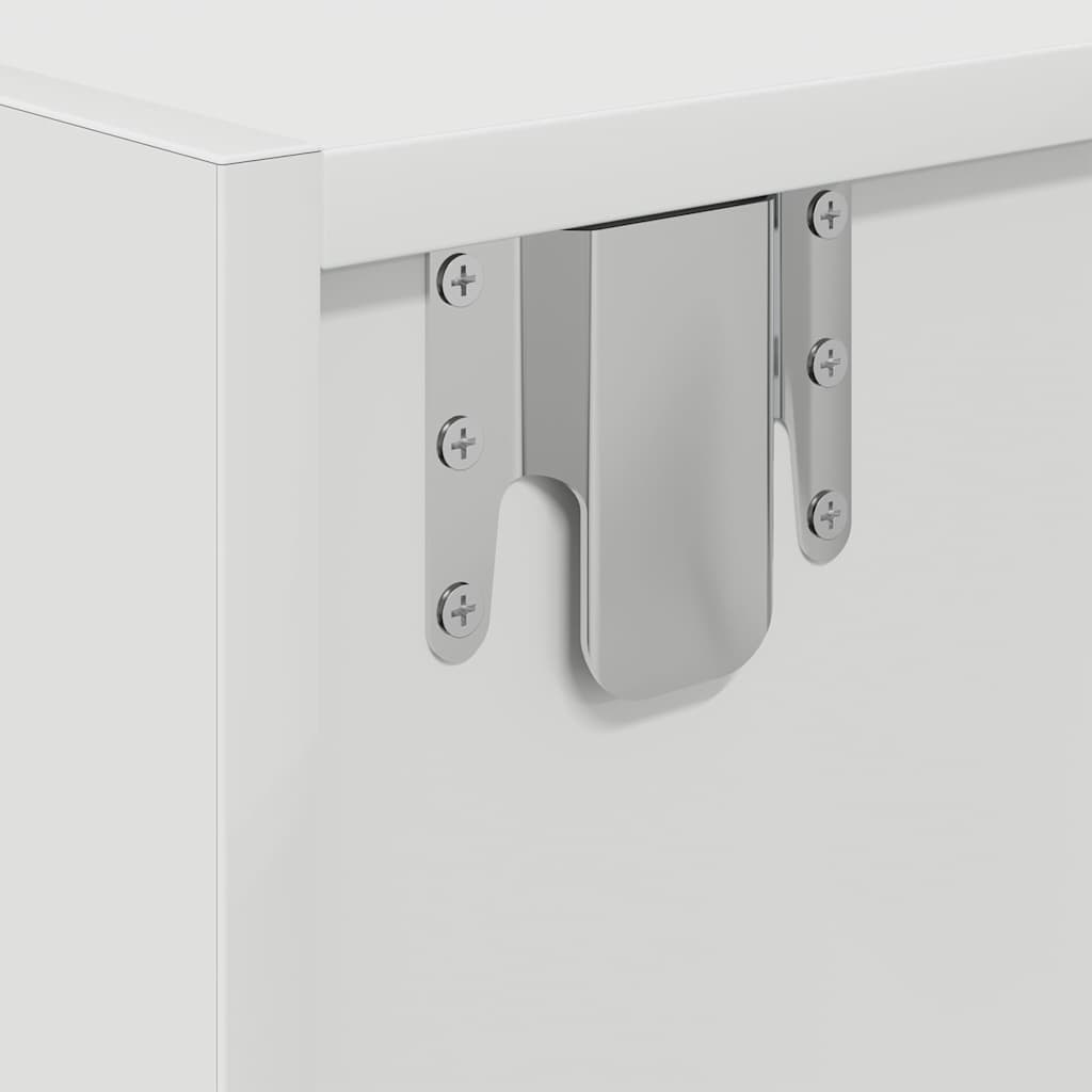 Mobile Porta TV Bianco 80x31x25,5 cm in Legno Multistrato - homemem39