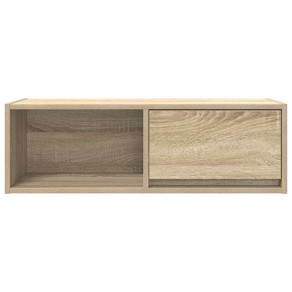 Mobile Porta TV Rovere Sonoma 80x31x25,5 cm Legno Multistrato - homemem39