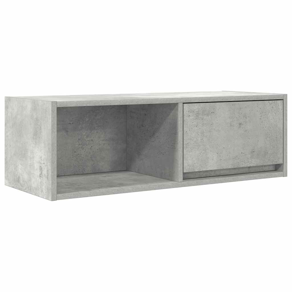Mobile per TV Grigio Cemento 80x31x25,5 cm Legno Multistrato - homemem39