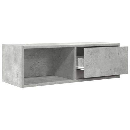 Mobile per TV Grigio Cemento 80x31x25,5 cm Legno Multistrato - homemem39