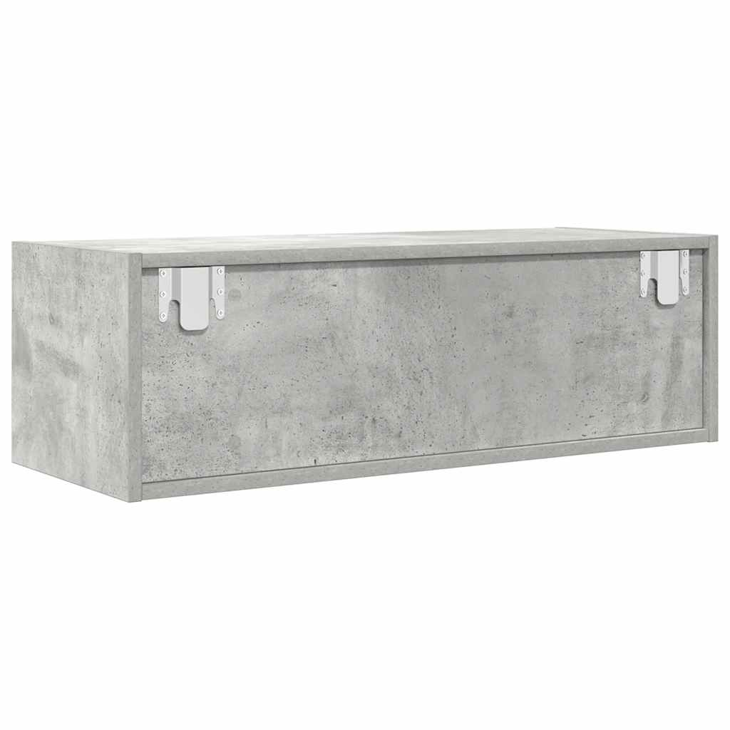 Mobile per TV Grigio Cemento 80x31x25,5 cm Legno Multistrato - homemem39