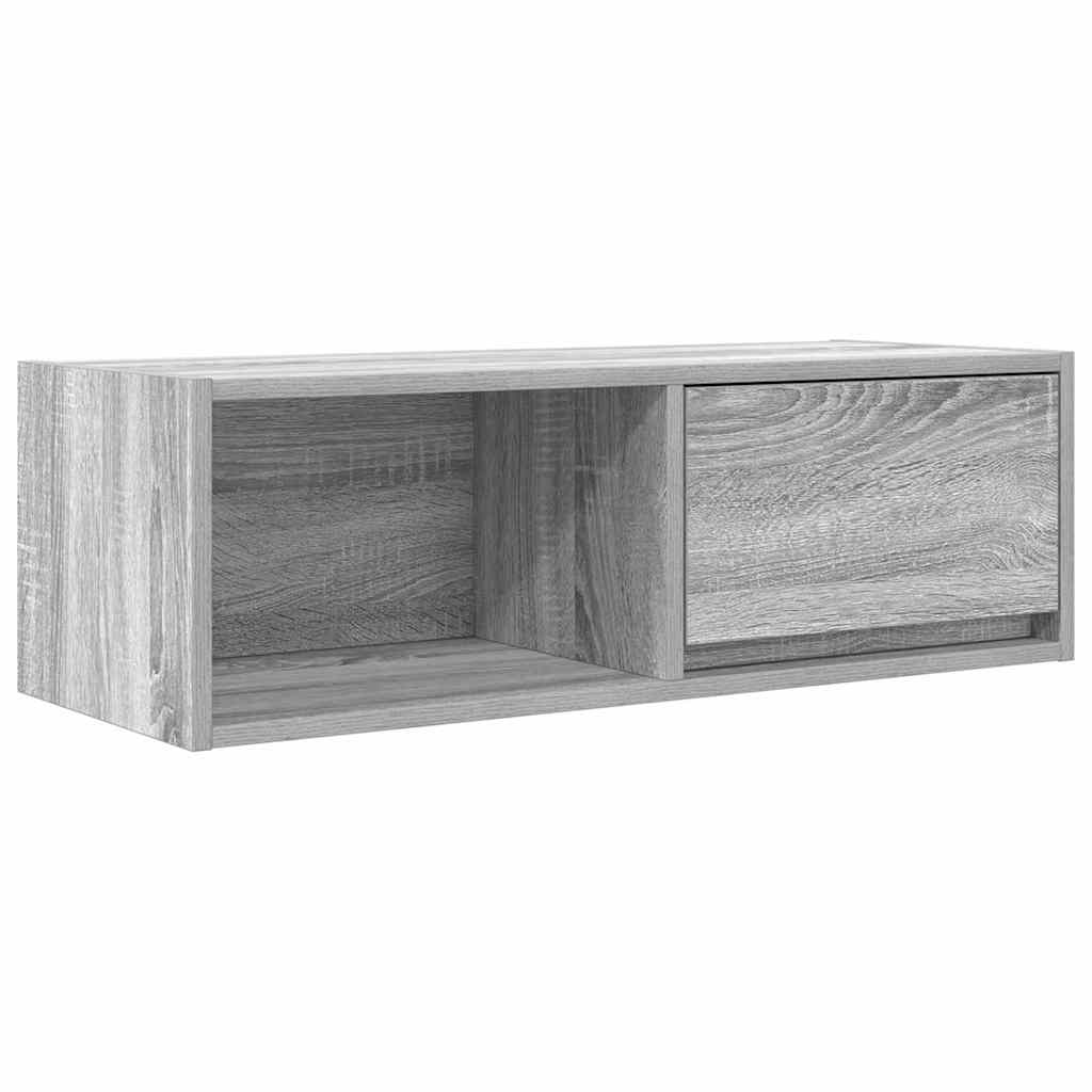 Mobile Porta TV Grigio Sonoma 80x31x25,5 cm Legno Multistrato - homemem39