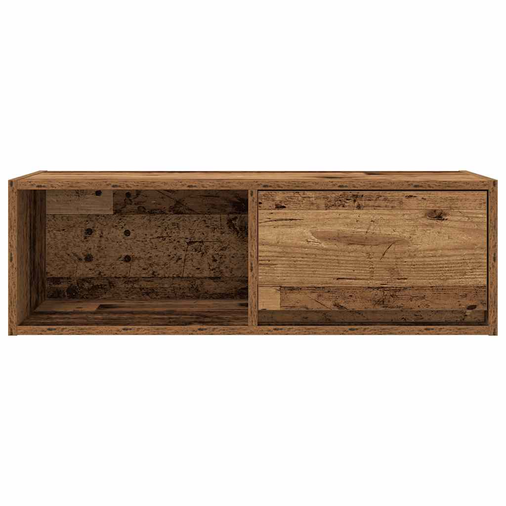 Mobile Porta TV Legno Antico 80x31x25,5 cm Legno Multistrato - homemem39