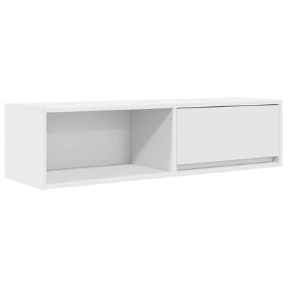 Mobili TV a Parete 2pz Bianchi 100x31x25,5 cm Legno Multistrato - homemem39