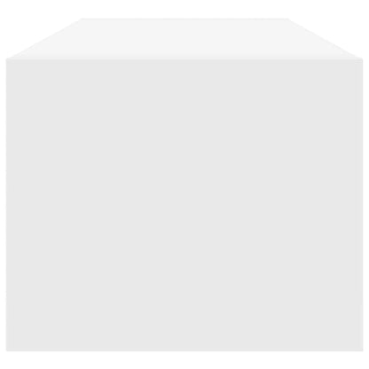 Mobili TV a Parete 2pz Bianchi 100x31x25,5 cm Legno Multistrato - homemem39