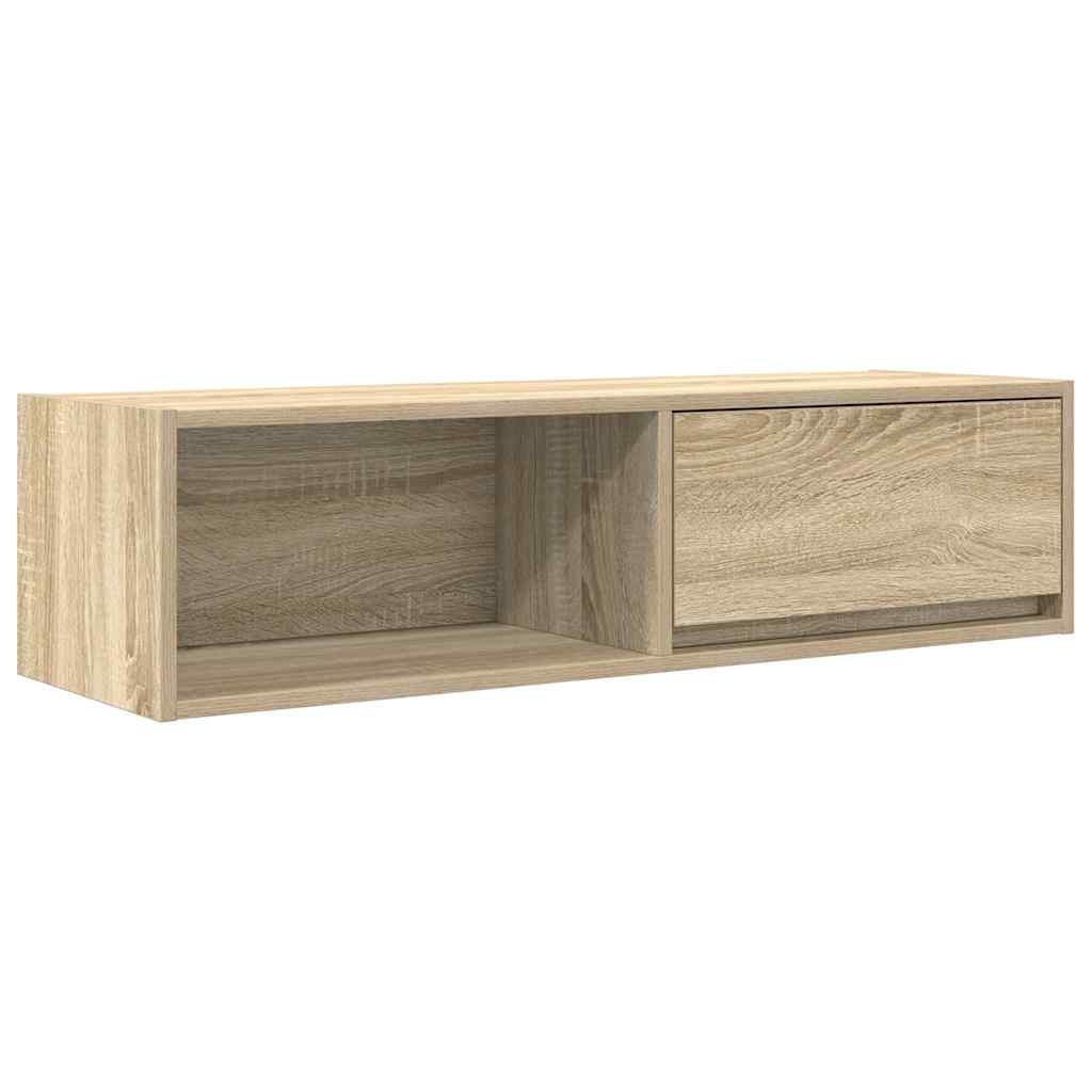 Mobile Porta TV Rovere Sonoma 100x31x25,5 cm Legno Multistrato - homemem39