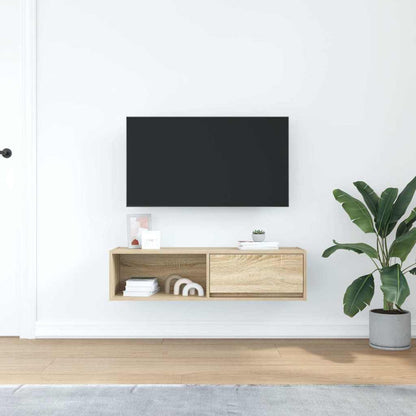 Mobile Porta TV Rovere Sonoma 100x31x25,5 cm Legno Multistrato - homemem39