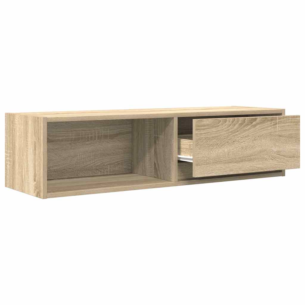 Mobile Porta TV Rovere Sonoma 100x31x25,5 cm Legno Multistrato - homemem39