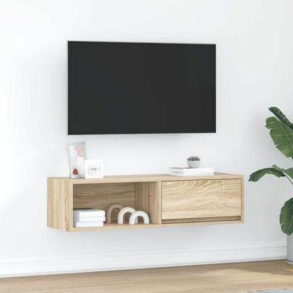 Mobile Porta TV Rovere Sonoma 100x31x25,5 cm Legno Multistrato - homemem39