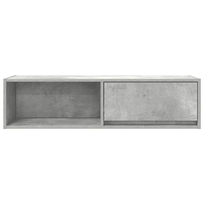 Mobile TV Grigio Cemento 100x31x25,5 cm Legno Multistrato - homemem39