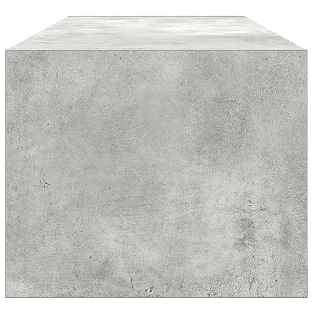 Mobile TV Grigio Cemento 100x31x25,5 cm Legno Multistrato - homemem39