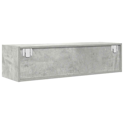 Mobili TV 2 pz Grigio Cemento 100x31x25,5 cm Legno Multistrato