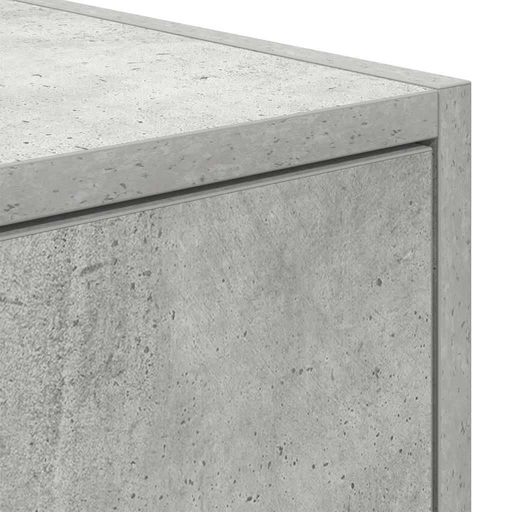 Mobili TV 2 pz Grigio Cemento 100x31x25,5 cm Legno Multistrato
