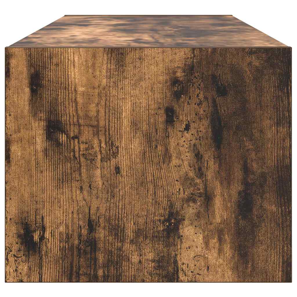 Mobile TV Rovere Fumo 100x31x25,5 cm in Legno Multistrato