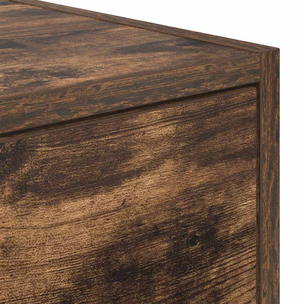 Mobile TV Rovere Fumo 100x31x25,5 cm in Legno Multistrato