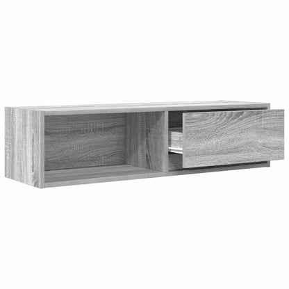 Mobile TV Grigio Sonoma 100x31x25,5 cm in Legno Multistrato - homemem39