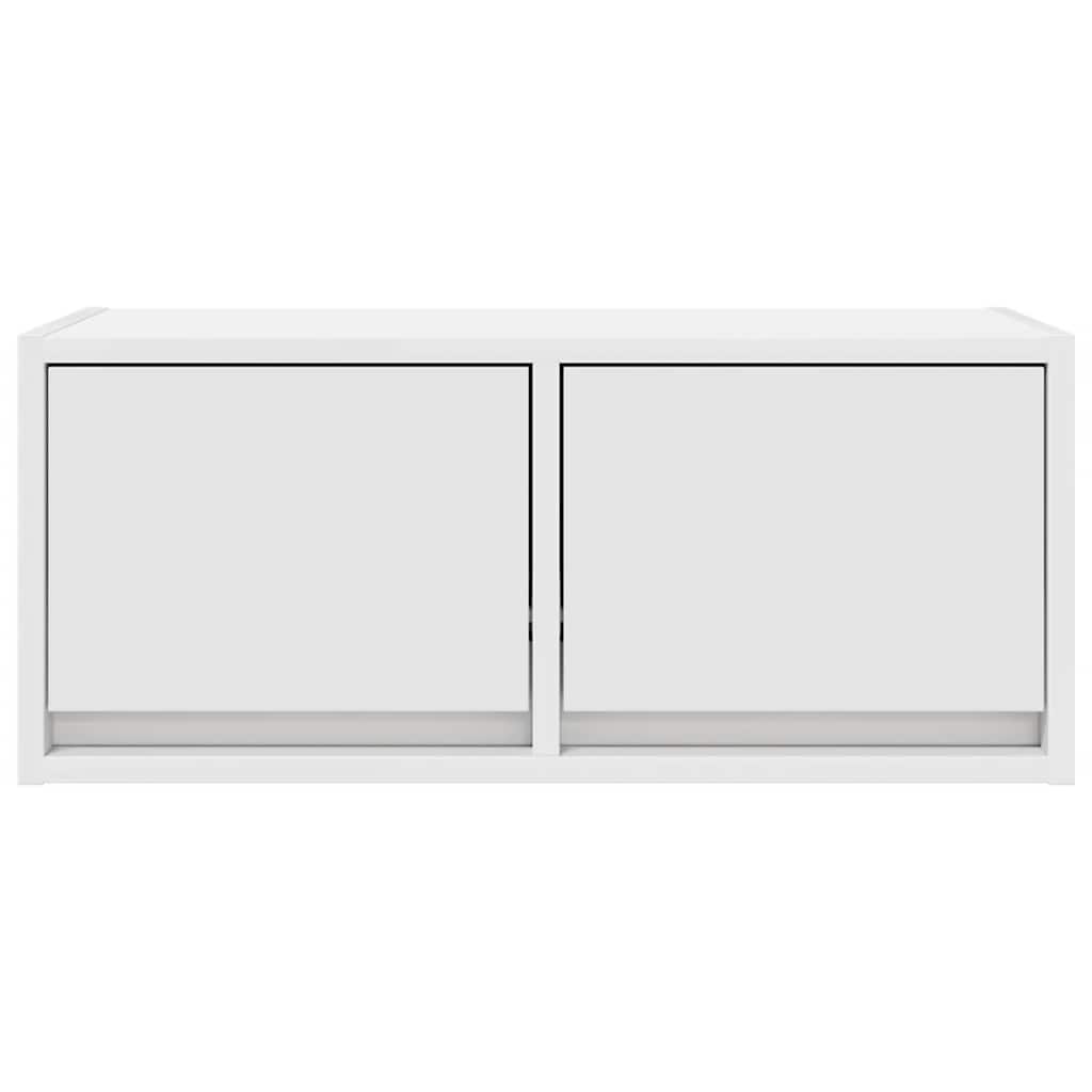 Mobile Porta TV Bianco 60x31x25,5 cm in Legno Multistrato - homemem39