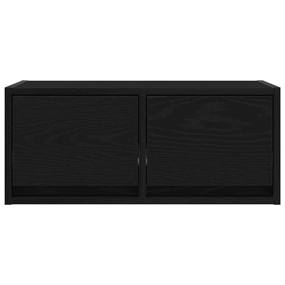 Mobili TV 2 pz Rovere Nero 60x31x25,5 cm in Legno Multistrato - homemem39
