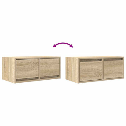 Mobile Porta TV Rovere Sonoma 60x31x25,5 cm Legno Multistrato - homemem39