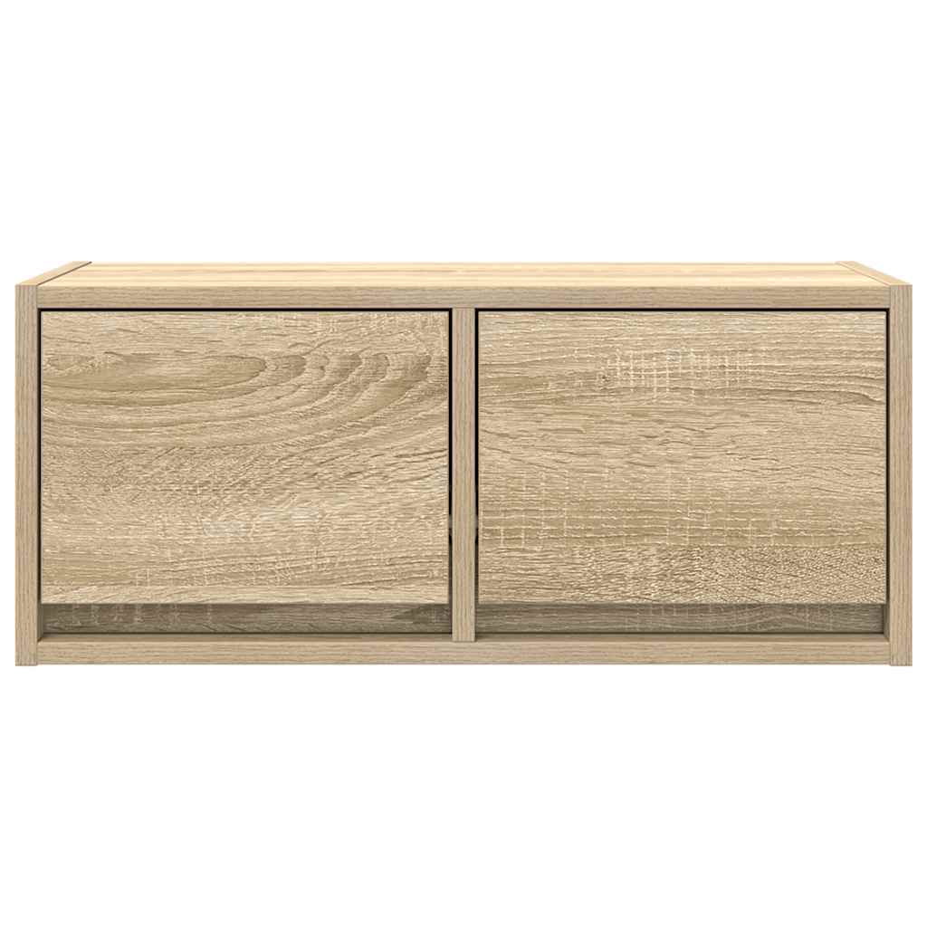 Mobili TV 2 pz Rovere Sonoma 60x31x25,5 cm in Legno Multistrato - homemem39
