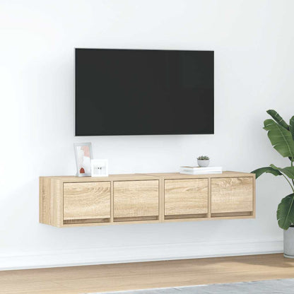 Mobili TV 2 pz Rovere Sonoma 60x31x25,5 cm in Legno Multistrato - homemem39