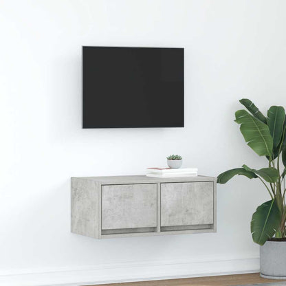 Mobile per TV Grigio Cemento 60x31x25,5 cm Legno Multistrato - homemem39