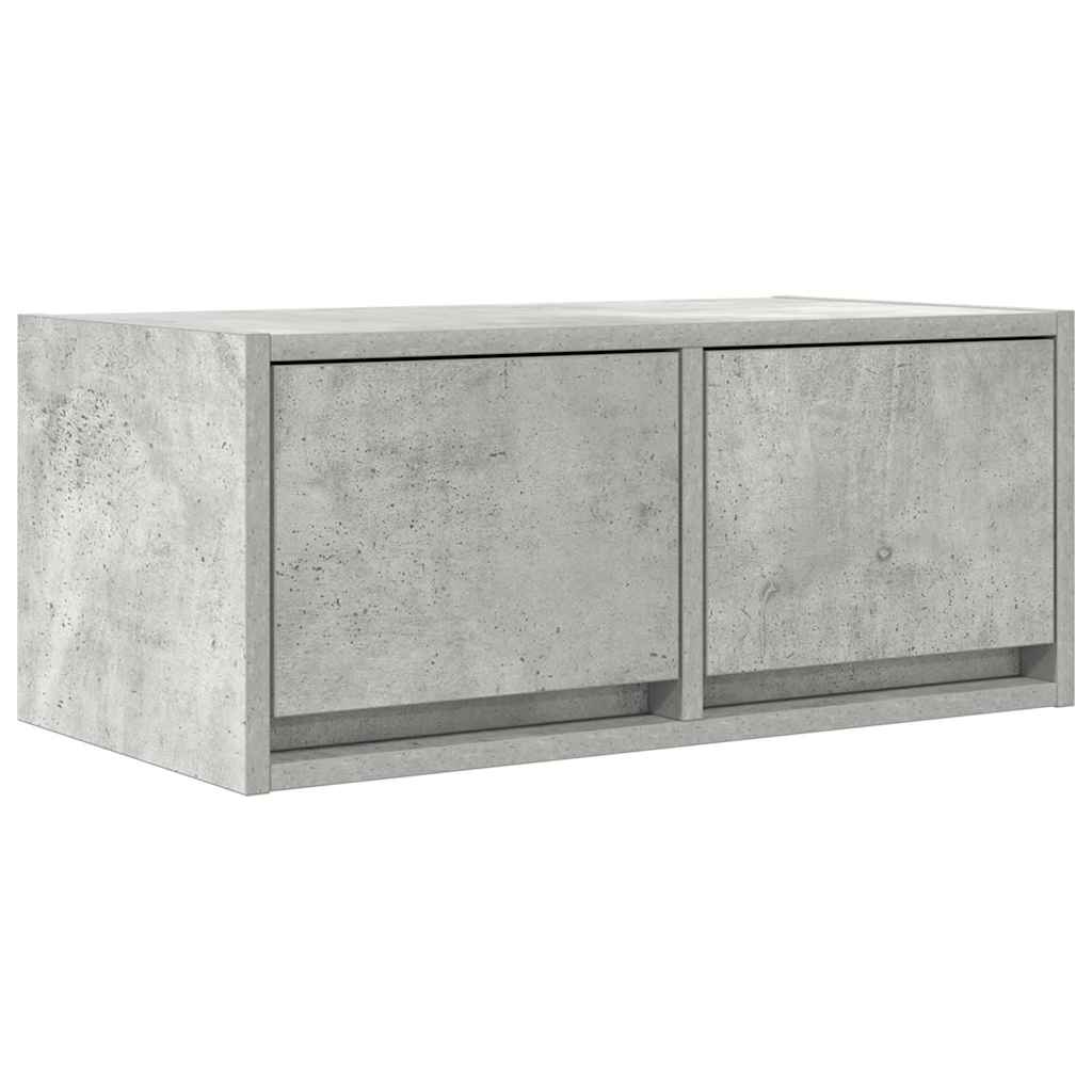 Mobili TV 2 pz Grigio Cemento 60x31x25,5cm in Legno Multistrato - homemem39