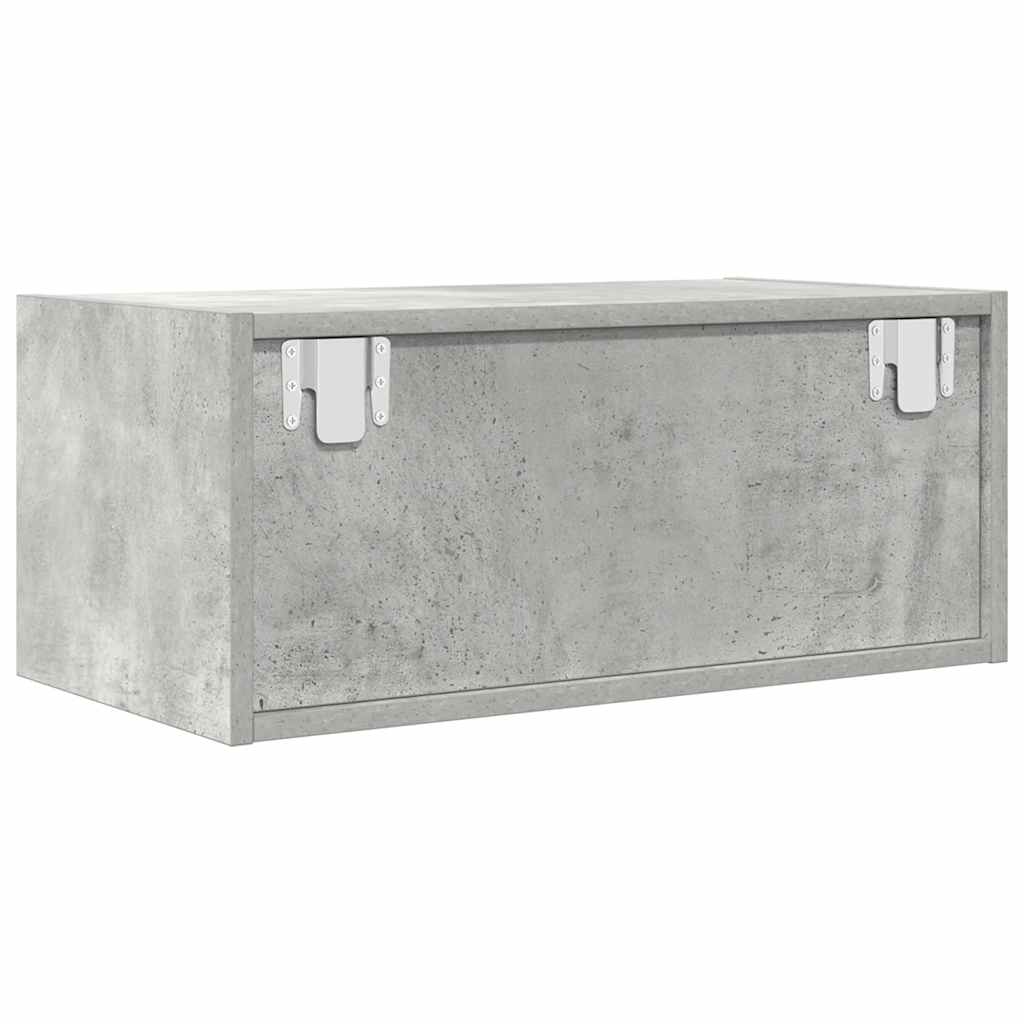 Mobili TV 2 pz Grigio Cemento 60x31x25,5cm in Legno Multistrato - homemem39