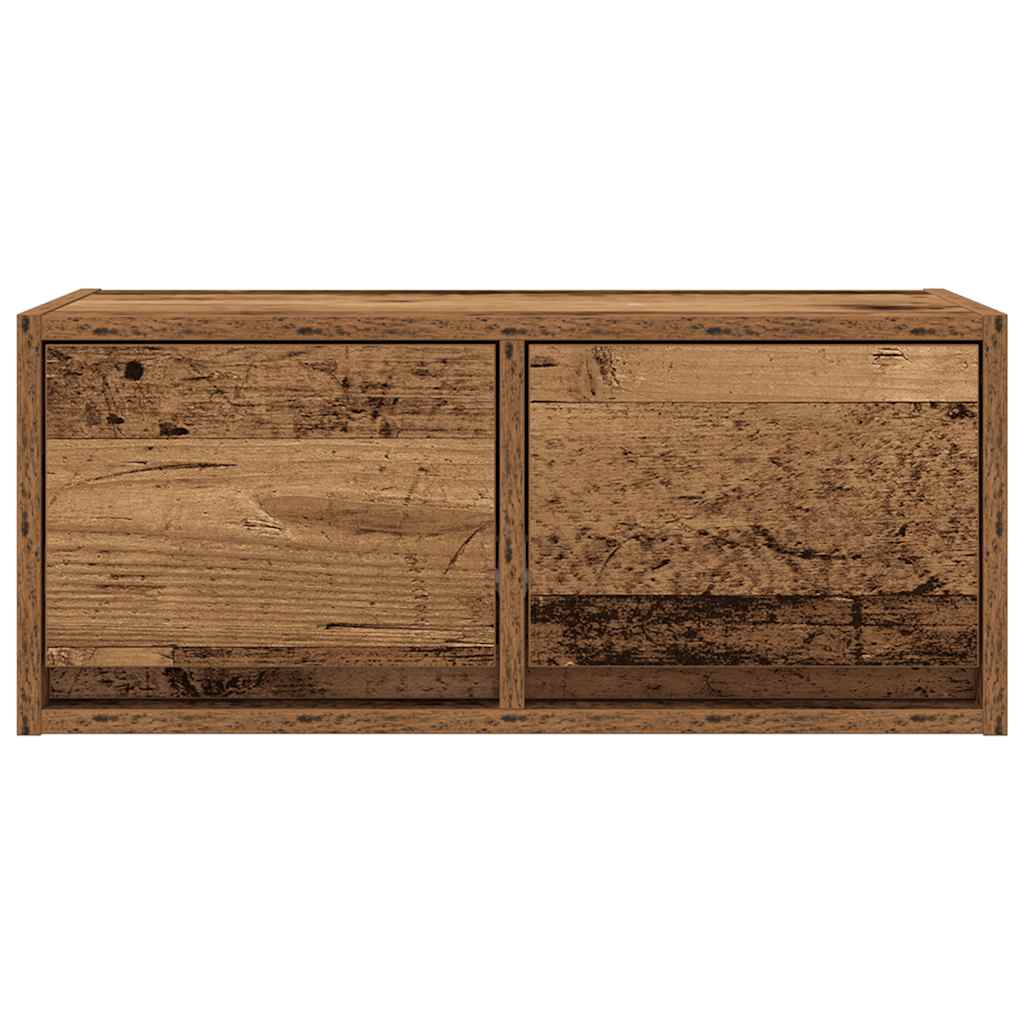 Mobile Porta TV Legno Antico 60x31x25,5 cm Legno Multistrato - homemem39