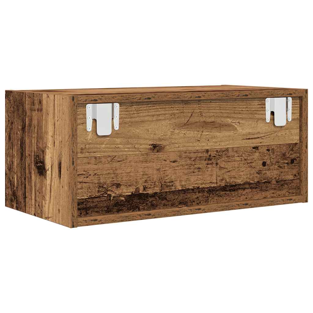 Mobile Porta TV Legno Antico 60x31x25,5 cm Legno Multistrato - homemem39