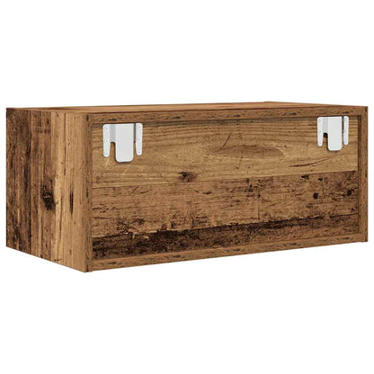 Mobile Porta TV Legno Antico 60x31x25,5 cm Legno Multistrato - homemem39