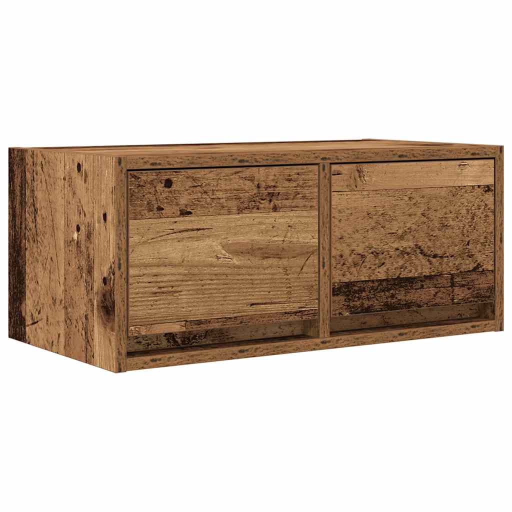 Mobili Porta TV 2 pz Legno Antico 60x31x25,5 cm in Truciolato - homemem39