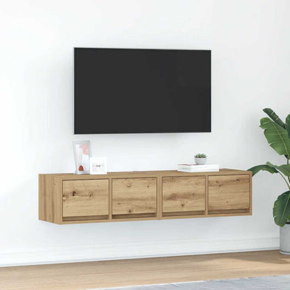 Mobili Porta TV 2 pz Rovere Artigianale 60x31x25,5cm Truciolato - homemem39