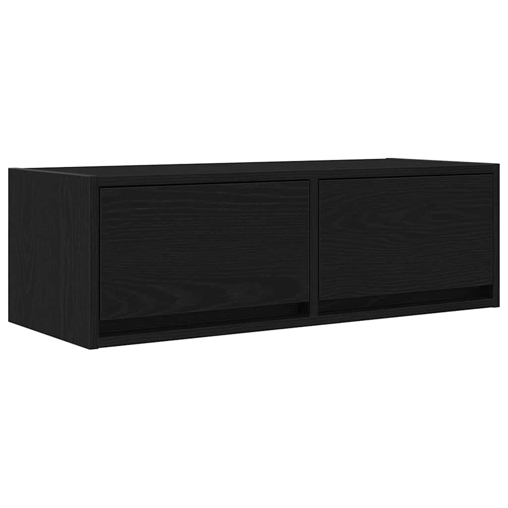 Mobili TV 2 pz Rovere Nero 80x31x25,5 cm in Legno Multistrato - homemem39