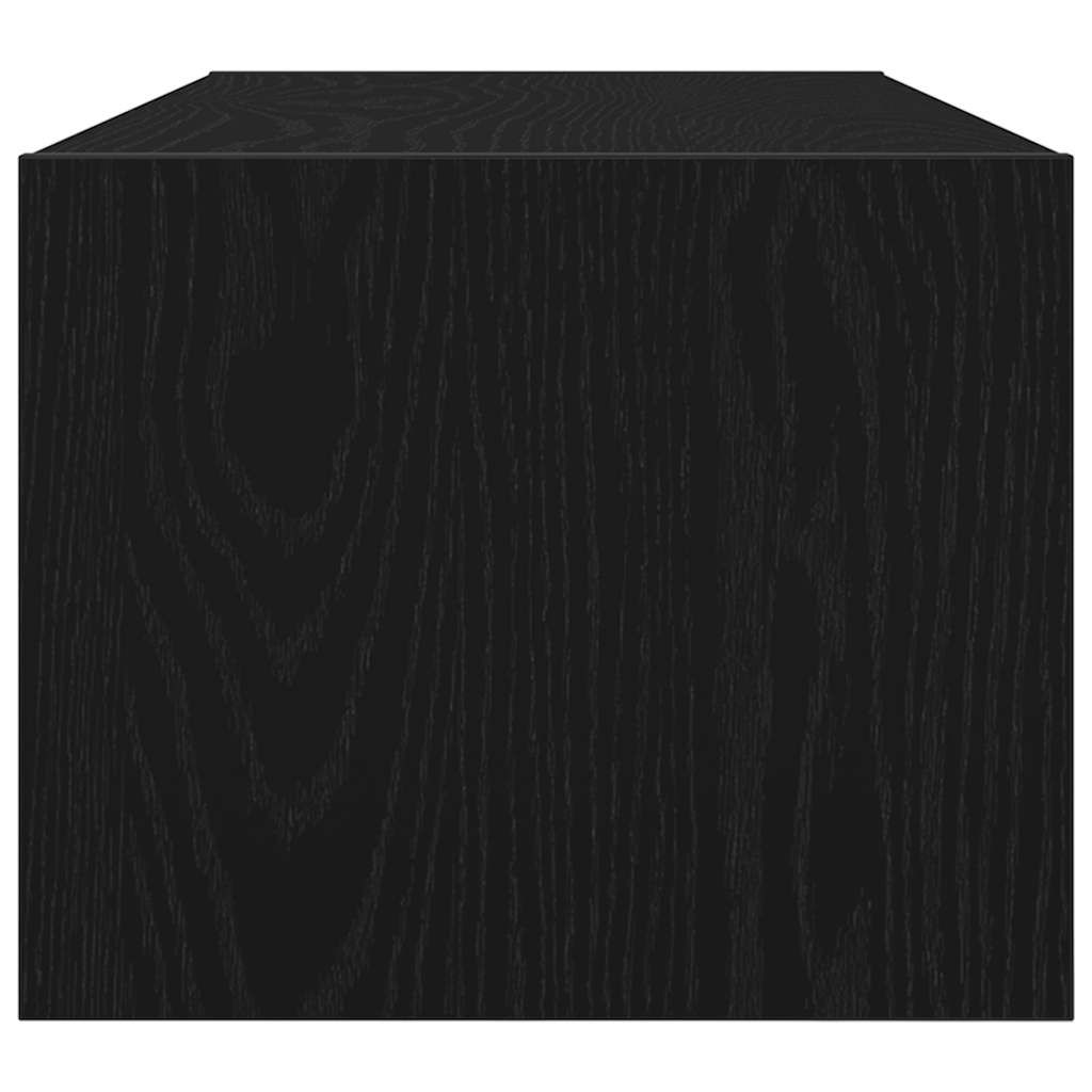 Mobili TV 2 pz Rovere Nero 80x31x25,5 cm in Legno Multistrato - homemem39