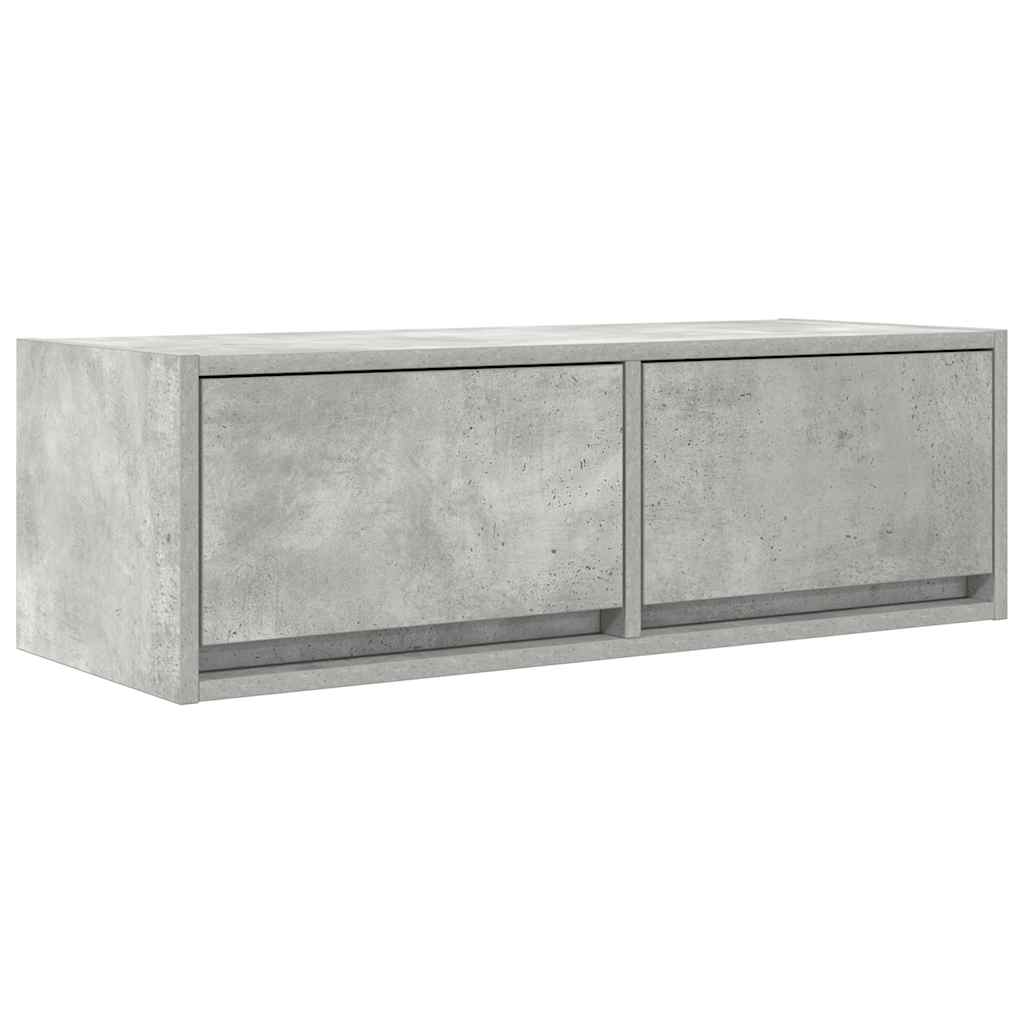 Mobili TV 2 pz Grigio Cemento 80x31x25,5cm in Legno Multistrato - homemem39