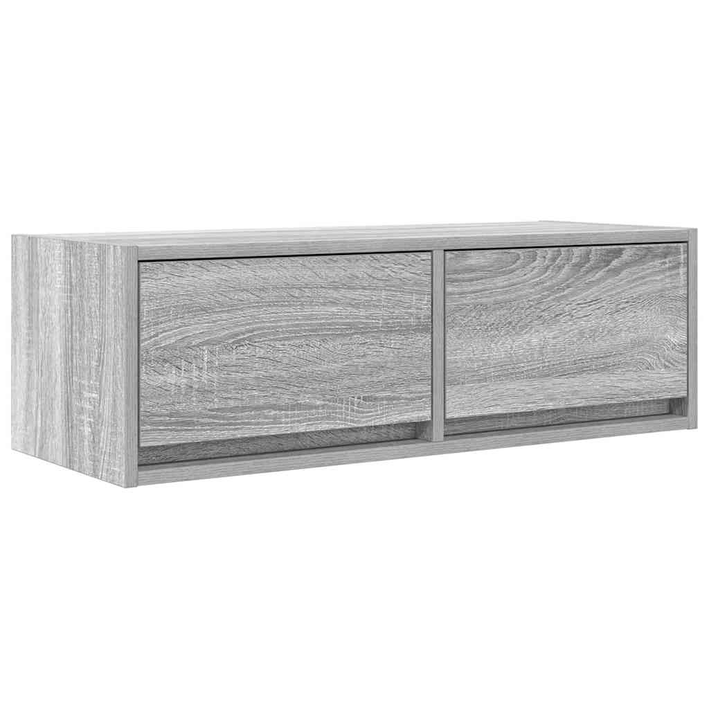 Mobile Porta TV Grigio Sonoma 80x31x25,5 cm Legno Multistrato - homemem39