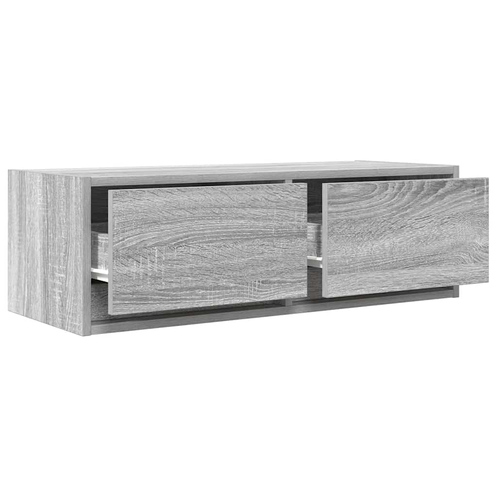 Mobili TV 2pz Grigio Sonoma 80x31x25,5 cm Legno Multistrato - homemem39