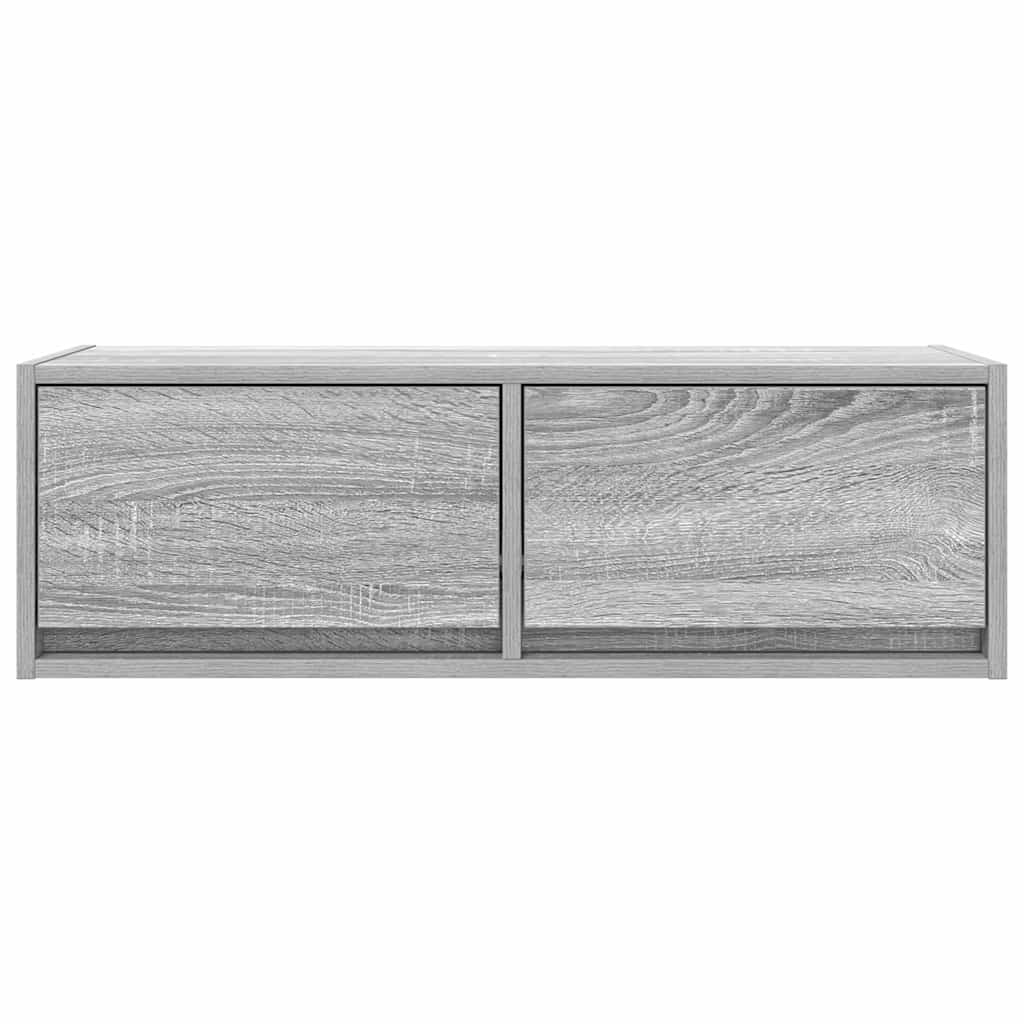 Mobili TV 2pz Grigio Sonoma 80x31x25,5 cm Legno Multistrato - homemem39